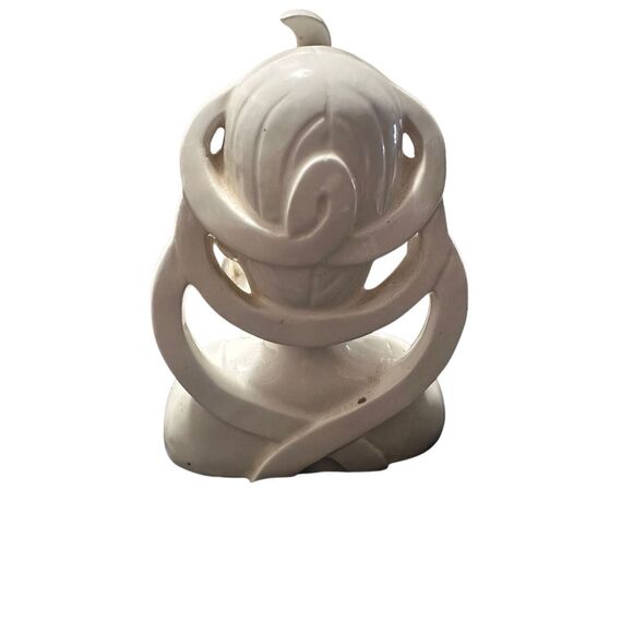 Fitz & Floyd Vintage Art Deco Woman Moon Candle holder Hands Spiritual Ceramic G - Picture 8 of 11